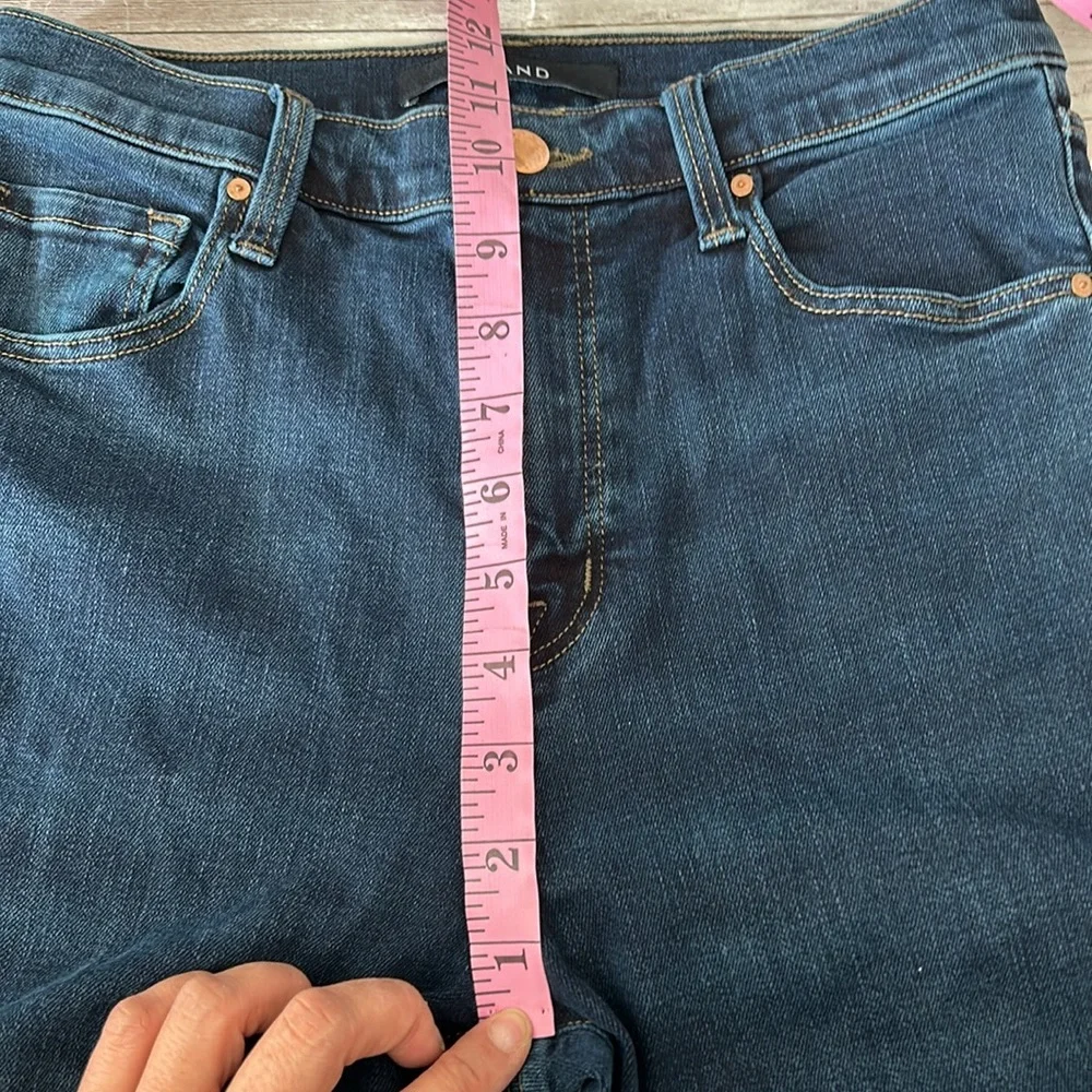 J Brand Dark Wash High Rise Raw Hem Skinny Jeans - Picture 7 of 10